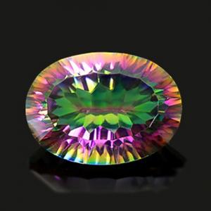 IRRESISTIBLE ! 7.8 CT MYSTIC GEMSTONE MAGICAL RAINBOW OVAL CUT LOOSE GEMSTONE