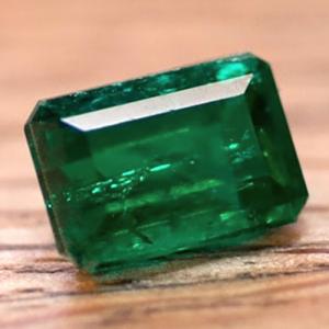 RARE ! 3/4 CT COLOMBIAN EMERALD DEEP VIVID DARK GREEN LOOSE GEMSTONE