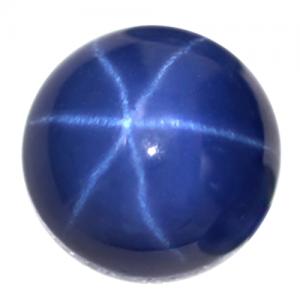 1.84 CT STAR SAPPHIRE DEEP NAVY BLUE WITH STAR SHADOW LOOSE GEMSTONE
