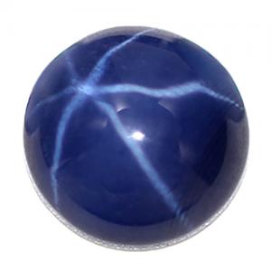 1.96 CT STAR SAPPHIRE DEEP NAVY BLUE WITH STAR SHADOW LOOSE GEMSTONE