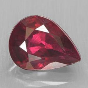 PRECIOUS ! 2.09  CT AFRICAN RUBY AMAZING SPARKLING PEAR CUT LOOSE GEMSTONE