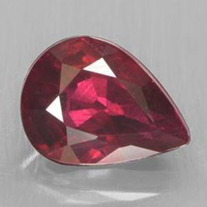 AWESOME ! 2.00 CT AFRICAN RUBY AMAZING SPARKLING PEAR CUT LOOSE GEMSTONE