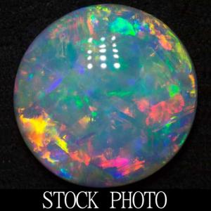TOP GRADE BEAUTIFULLY FIERY & COLOURFUL! RARE 1.50 CT 8MM ROUND SHAPE GENUINE ETHIOPIAN OPAL NATURAL LOOSE GEMSTONE