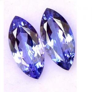 SUPERB ! 0.30 CT TANZANITE SPARKLING EGYPTIAN BLUE MARQUISE CUT LOOSE GEMSTONE LOT