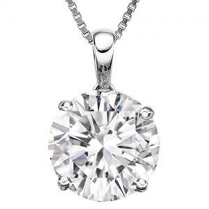 LIMITED ITEM ! 5.5MM - 0.78 CARAT GENUINE DIAMOND 10KT SOLID GOLD PENDANT