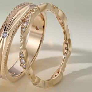 NEW! RING WITH CREATED WHITE SAPPHIRE 18K ROSE GOLD PLATED 925 STERLING SILVER RING
