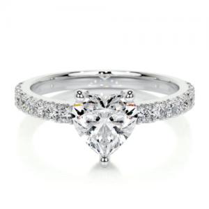 LUXURY COLLECTION ! 1.12 CT LAB GROWN DIAMOND SOLITAIRE 14KT SOLID GOLD ENGAGEMENT RING