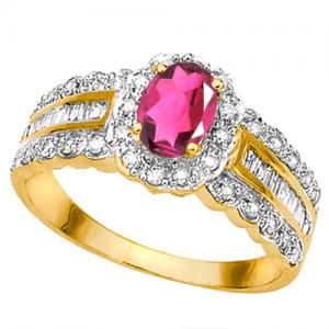 VS CLARITY ! 2/3 CT IMPERIAL PINK TOPAZ & 1/3 CT GENUINE DIAMOND 10KT SOLID GOLD RING