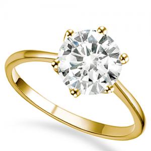 LIMITED ITEM ! 3/4 CARAT GENUINE DIAMOND SOLITAIRE 10KT SOLID GOLD ENGAGEMENT RING