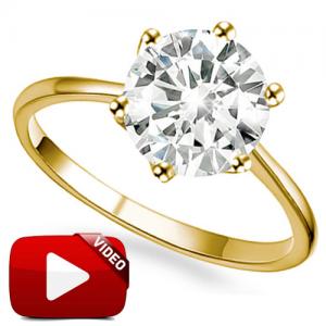 LIMITED ITEM ! 1.05 CARAT GENUINE DIAMOND SOLITAIRE 10KT SOLID GOLD ENGAGEMENT RING