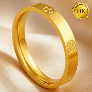SPARKLING ! 18KT GOLD FILLED RING