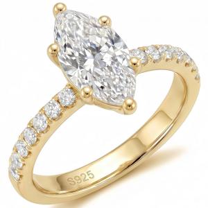 (CERTIFICATE REPORT) 1.00 CT DIAMOND MOISSANITE 925 STERLING SILVER RING