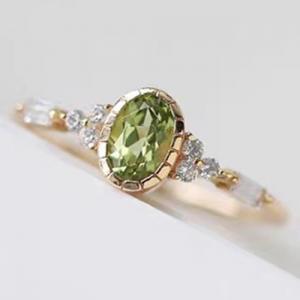 NEW! PERIDOT 925 STERLING SILVER RING