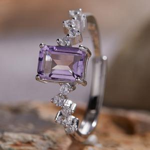 NEW! AMETHYST 925 STERLING SILVER RING