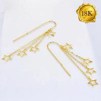 NEW! 18KT SOLID GOLD EARRINGS