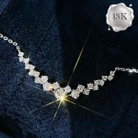 NEW! 0.60 CT GENUINE DIAMONDS 18KT SOLID GOLD NECKLACE