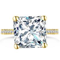 (CERTIFICATE REPORT) 1.20 CT DIAMOND MOISSANITE (D/VVS) & DIAMOND SOLITAIRE 14KT SOLID GOLD ENGAGEMENT RING