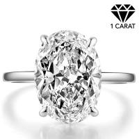 (CERTIFICATE REPORT) 1.50 CT DIAMOND MOISSANITE (VVS) SOLITAIRE 14KT SOLID GOLD ENGAGEMENT RING