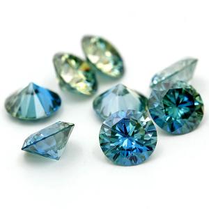 1.00 CT FANCY BLUE DIAMOND MOISSANITE (VVS) LOOSE LOT