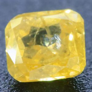 LIMITED ITEM ! 0.18 CT GENUINE SPARKLING FANCY YELLOW DIAMOND OCTAGON CUT LOOSE