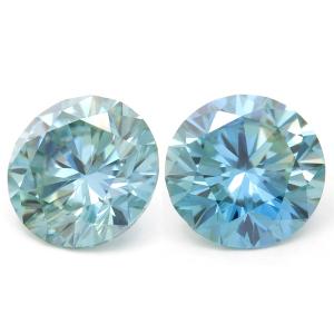 1.00 CT BLUE DIAMOND MOISSANITE FANCY BLUE Loose Diamond & Gemstones