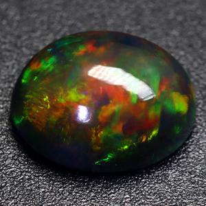 1.15 CT GENUINE ETHIOPIAN BLACK OPAL  ELECTRIC RAINBOW MIX Loose Diamond & Gemstones