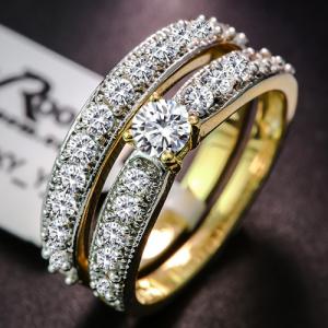 VVS CLARITY ! 1.10 CT DIAMOND MOISSANITE SOLITAIRE 10KT SOLID GOLD ENGAGEMENT RING SET