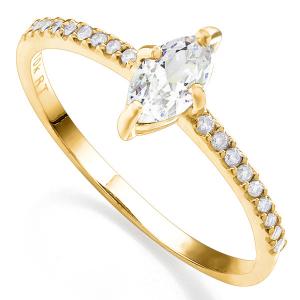 LIMITED ITEM ! 1/2 CT GENUINE DIAMOND (VS) SOLITAIRE 10KT SOLID GOLD ENGAGEMENT RING