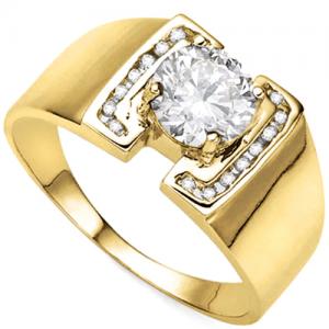 RING SIZE 9 ! 1/2 CT DIAMOND (VS CLARITY) SOLITAIRE 14KT SOLID GOLD ENGAGEMENT MENS RING