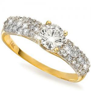 2/3 CT DIAMOND (VS CLARITY) SOLITAIRE 14KT SOLID GOLD ENGAGEMENT RING