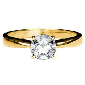 1/4 CT DIAMOND SOLITAIRE 14KT SOLID GOLD ENGAGEMENT RING