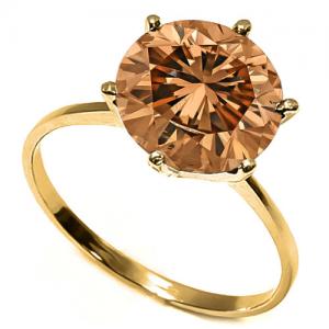 LIMITED ITEM ! 0.94 CT GENUINE CHOCOLATE DIAMOND SOLITAIRE 14KT SOLID GOLD ENGAGEMENT RING